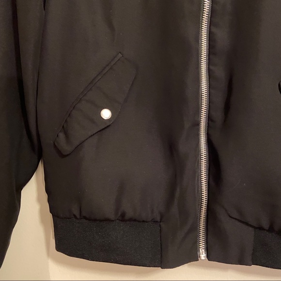 ONLY Black Bomber Jacket. Size XS. - Picture 3 of 7